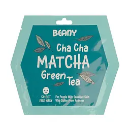 Нормалізуюча тканинна маска для обличчя "Матча" Beany, 15мл (Liv231509)