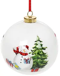 Набір керамічних куль "Сніговики", 4 штуки Bona 10х10х11,5 см dec0008436