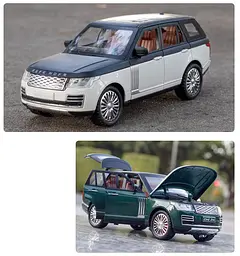 Колекційна металева модель позашляховика АвтоЕксперт Range Rover з інерцією, світлом та звуком 1:24 - мініатюра 6