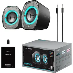 Акустична система Edifier a 2.0 Hecate G1000 II Black 2.0 USB/AUX/Bluetooth (G10002Black) - мініатюра 6