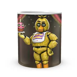 Кружка GeekLand Five Nights At Freddys П'ять ночей з Фредді Чіка з кексом FN.02.394 - мініатюра 2