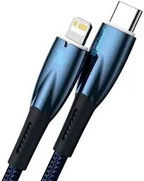Кабель Baseus Glimmer Series Fast Charging Cable Type-C to Lightning 20W 1m CADH000003 Blue - мініатюра 2