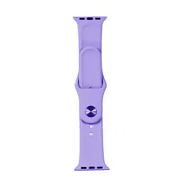 Ремінець Silicone Apple Watch 42/44/45/46/49 мм Elegant Purple S (39) (41)