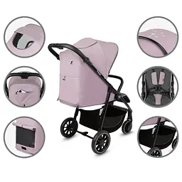 Прогулянкова коляска Kidwell Enzo Pink - мініатюра 5