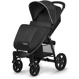 Прогулянкова коляска Lionelo Annet Plus Black Carbon, чорна (LO-ANNET PLUS BLACK CARBON) - мініатюра 2