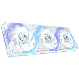 Кулер до корпусу ASUS ROG Eurux GR120 FAN ARGB Reverse White 3in1 (90DA00K3-B09020) - мініатюра 2