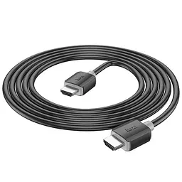 Дата кабель Hoco US08 HDTV 2.0 male to male 4K HD (3m) Black - мініатюра 2