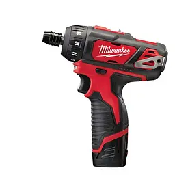 Шуруповерт акумуляторний 1/4'' HEX MILWAUKEE, M12 BD-0, 30Нм (каркас) - мініатюра 2