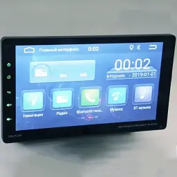 Автомобільна магнітола із сенсорним екраном 1DIN CAR MP5 9010С Carplay - мініатюра 3