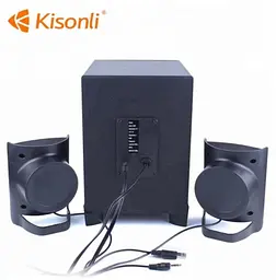 Компьютерные колонки 2.1 Kisonli TM6000U, Bluetooth, AUX, 5W+2x3W - мініатюра 6