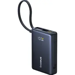 Зовнішній акумулятор Baseus PicoGo Digital Display 10000mAh 45W Black (P10076803123-00) [132871] - мініатюра 3