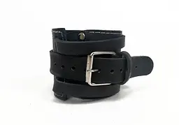 Манжета EasyFit F8 чорна для тяги на тренажері (шкіра) - мініатюра 1