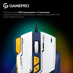 Миша GamePro блакитна (GM300BL) - мініатюра 5