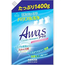 Японський рідкий засіб для прання Rocket Soap AWAS квітковий аромат поповнення 1400 г
