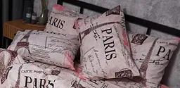 Набір наволочок Moon&Star Мікросатин Premium Paris Souvenir 50х50 см 2 шт - мініатюра 3