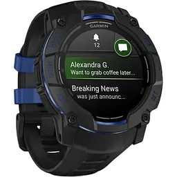 Смарт-годинник Garmin Instinct 3 AMOLED 50mm Black with Black Band (010-03020-03) [156740] - мініатюра 3
