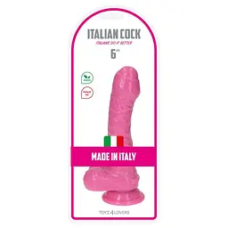 Фалоімітатор Toyz4lovers Eros, 16 см (рожевий) - мініатюра 3