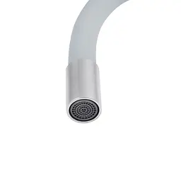 Змішувач для кухні з гнучким виливом Kroner KRP Edelstahl Klassisch - ESG035GRA CV024354 Хром матовий - мініатюра 8