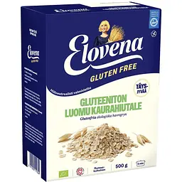 Вівсяні пластівці Elovena Gluteeniton Luomu Kaurahiutale Gluten Free органічні 500 г