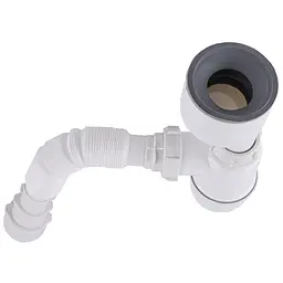 Сифон для пісуара Waterstal з манжетою D 50 та гофрою 1 1/4 40/50 P31009 - мініатюра 2