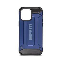 Чехол для Apple iPhone 14 Pro Max, Panzer, синий, противоударный, бронированный, милитари, панель-накладка, защита всего корпуса, защита дисплея и камеры, термополиуретан (TPU) + поликарбонат (PC), ArmorStandart (ARM70824)