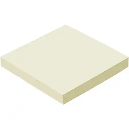 Папір для нотаток Buromax with adhesive layer 76х76мм, 100sheets, JOBMAX, yellow (BM.2312-01)