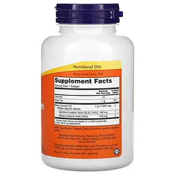 Жирні кислоти NOW Black Currant Oil 1000 mg, 100 капсул - мініатюра 2
