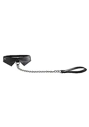 Нашийник з повідцем Ouch! Exclusive Collar Leash (чорний)