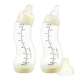 Набір для годування новонароджених Difrax S-bottle Natural 4 антиколікові пляшечки та 2 пустушки - мініатюра 2