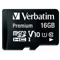 Карта пам'яті Verbatim 16GB microSDHC class 10 (MDAVR-10/G) - мініатюра 2