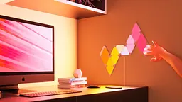 Додаткові панелі Nanoleaf Shapes Mini Triangles Apple Homekit 10шт [80707] - мініатюра 4