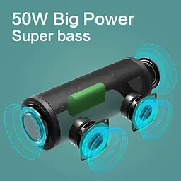 Портативна акустика Xdobo Hero 1999 50W до 20 годин роботи бездротова чорна - мініатюра 10