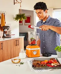 Блендер KitchenAid Artisan K400 5KSB4026EHY 1.4 л  зі скляним стаканом колір меду (5KSB4026EHY) - мініатюра 8