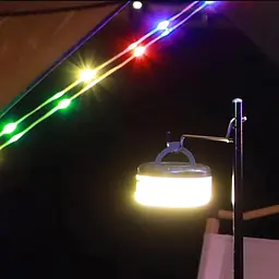 Гірлянда Lumivine, 4-в-1 Lumivine, кемпінгові світильники Lumivine, гірлянда Lumivine, міняюча колір, водонепроникна переносна скл - мініатюра 3