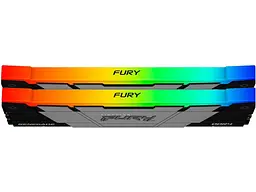 Модуль пам'яті Kingston FURY 32 GB (2x16GB) DDR4 3200 MHz Renegade RGB Black (KF432C16RB12AK2/32) - мініатюра 4