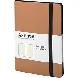 Книга записна Axent Partner Soft A5- в клітинку 96 аркушів золота (8206-35-A) - мініатюра 2