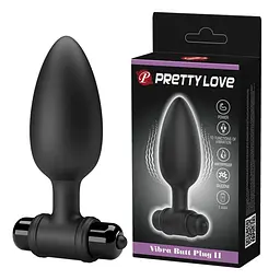 Анальна пробка PRETTY LOVE -VIBRA BUTT PLUG II LyBaile BI-040107 95877 - мініатюра 1