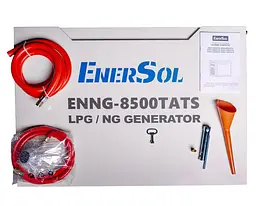 Генератор газовий EnerSol 8/8.5 кВт (ENNG-8500TATS) - мініатюра 6