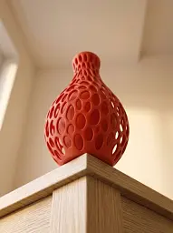 Ваза Voronoi Organic 12 x 12 x 17 см - мініатюра 3