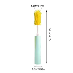 Електрична бездротова щітка – йорж Cup Cleaning Brush з насадками для прибирання та миття посуду · USB зарядка - мініатюра 6