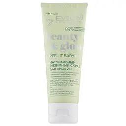 Скраб для обличчя Eveline Peel It Baby 2 в 1 Beauty&Glow, 75 мл (A75LBGNPE)