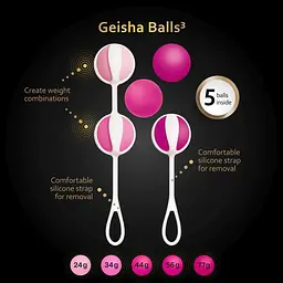 Вагінальні кульки Geisha Balls 3 Рожеві - мініатюра 3