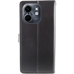 Шкіряний чохол-книжка GETMAN Gallant (PU) для Infinix Smart 9 4G / Hot 50i Чорний - мініатюра 3