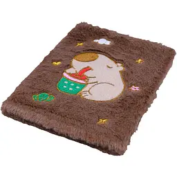 Блокнот А5 ZiBi Capybara 22 Kids Line плюшевий клітинка 80 аркушів (ZB.700043) - мініатюра 5