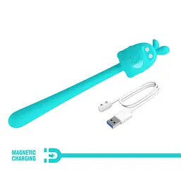 Вібратор Pretty Love Cute Bunny Turquoise, 7 vibration functions - мініатюра 3