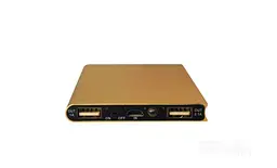 УМБ павербанк Power Bank 20000 mAh з ліхтариком LVR 018 Gold (17691) - мініатюра 2