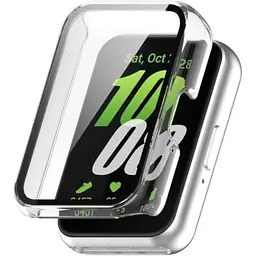 Чохол-накладка DK для Samsung Galaxy Fit3 (R390) Пластик Gloss Glass Full Cover (clear)