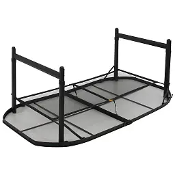 Стіл Bo-Camp Northgate Oval Black Grey 150 x 80 см (1404188) - мініатюра 5
