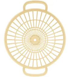 Кошик Prosperplast Zoe Basket мультифункціональний плетений 25 л бежевий (5905197371740) - мініатюра 4