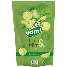 Крем-мило рідке JAM 300мл дой-пак Lime & Mint з гліцерином